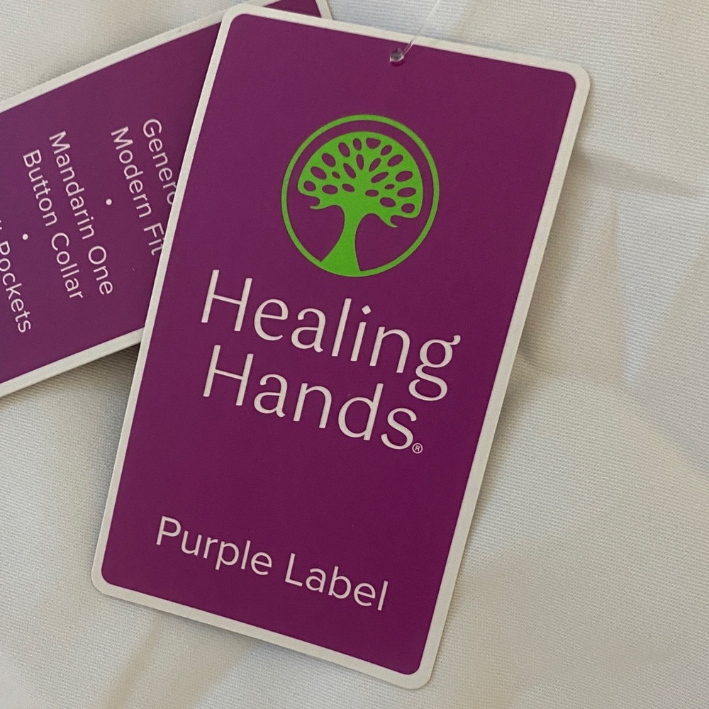 Women's Healing Hands Purple Label Scrub Top Journey Top - Picture 12 of 13